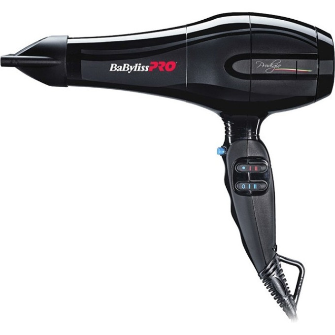 Фен BABYLISS PRO PRODIGIO, 2100 Вт, 2 насадки BAB6710RE